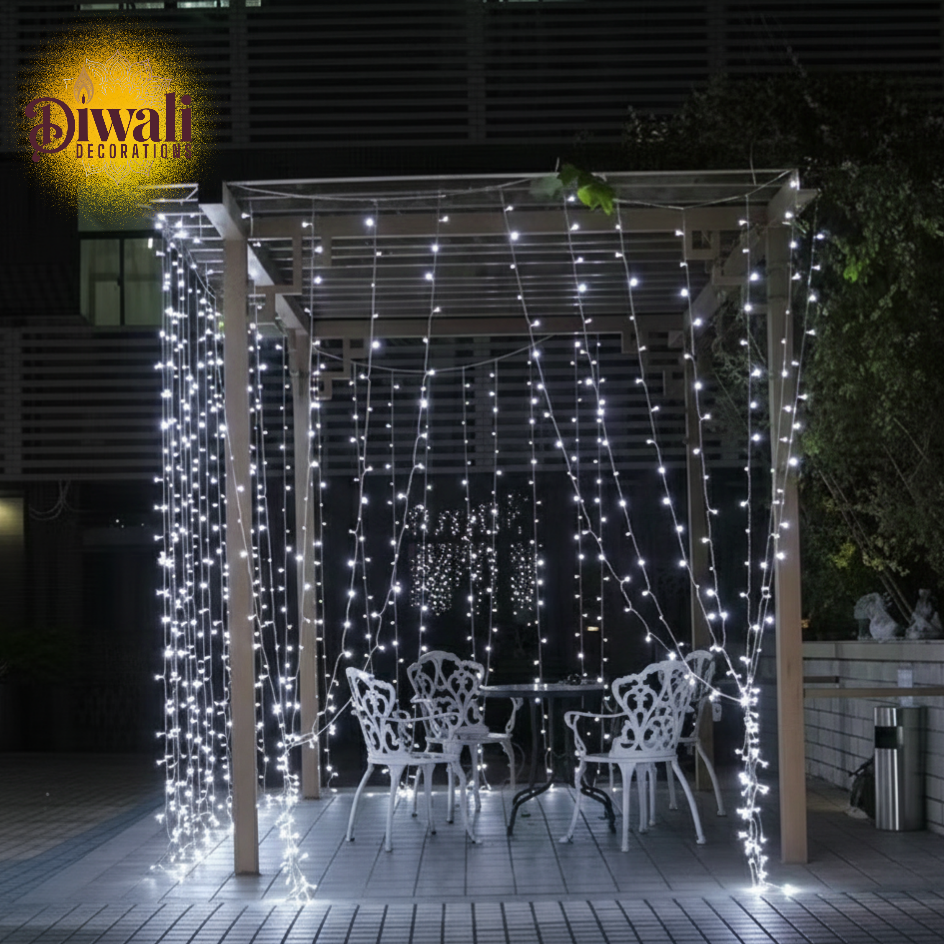 Pixel LED Fairy String Lights (White, Pack of 2) — Brilliant Diwali Decorations