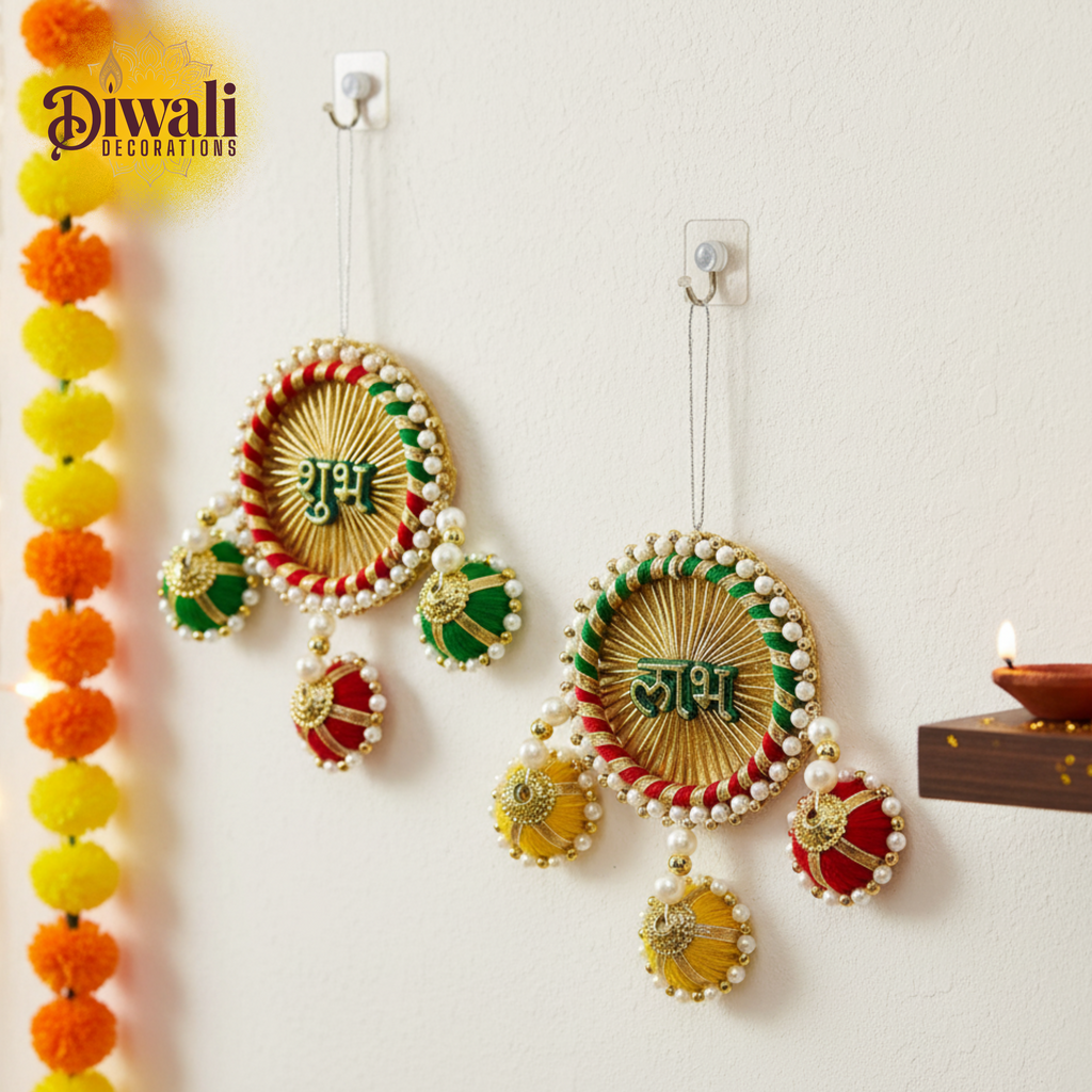 Shubh Labh Door Wall Hanging Toran – Diwali Decoration for Home