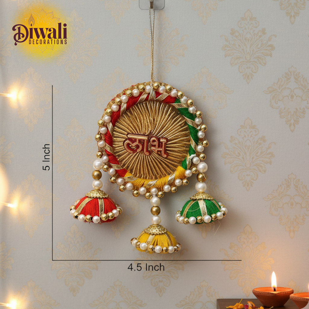 Shubh Labh Door Wall Hanging Toran – Diwali Decoration for Home